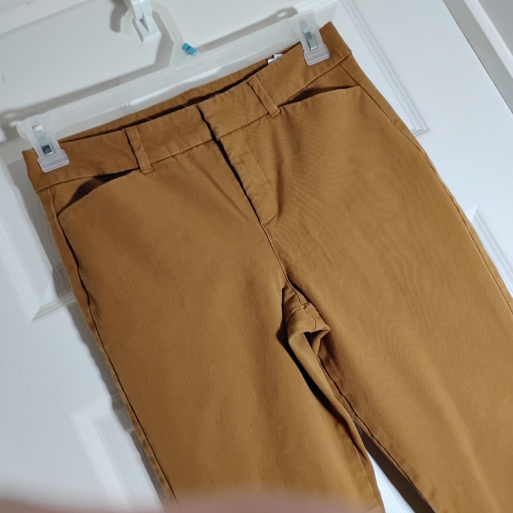 Cropped Pixie High Rise Pants Bourbon Old Navy